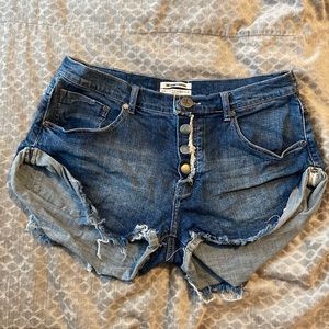 One Teaspoon denim shorts